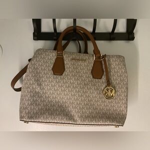 Michael Kors Camille Leather Satchel